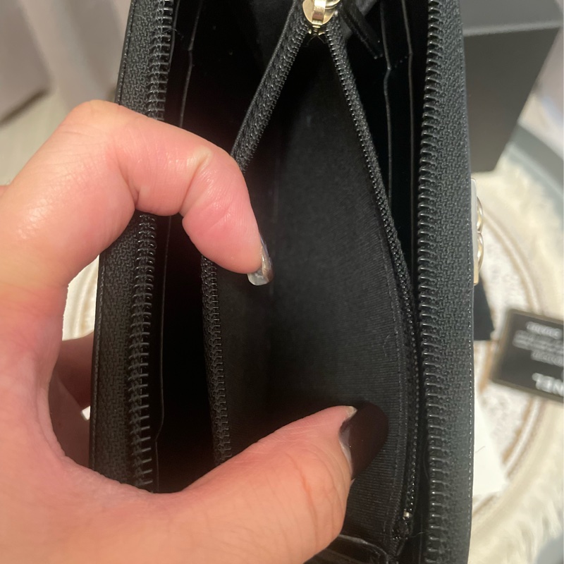 🔥近新~閒置釋出🔥Chanel boy 少見實用 黑金荔枝牛皮中夾-12
