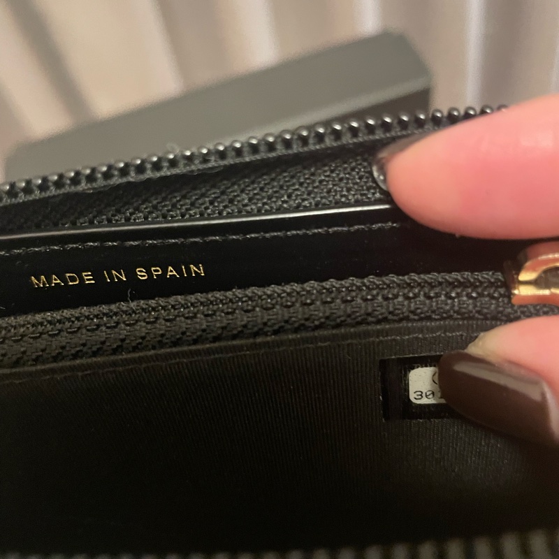 🔥近新~閒置釋出🔥Chanel boy 少見實用 黑金荔枝牛皮中夾-14