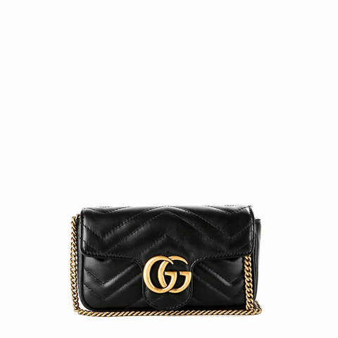 GUCCI 25SS 迷你 GG 馬特拉塞凸紋斜背包