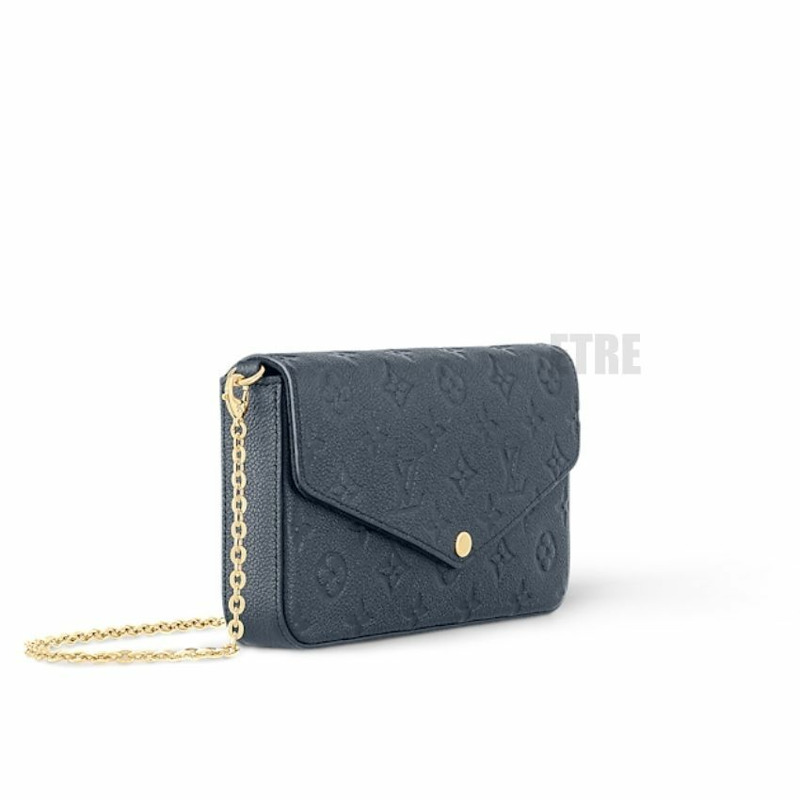 LOUIS VUITTON Pochette Felicie 海軍藍 M83589-3