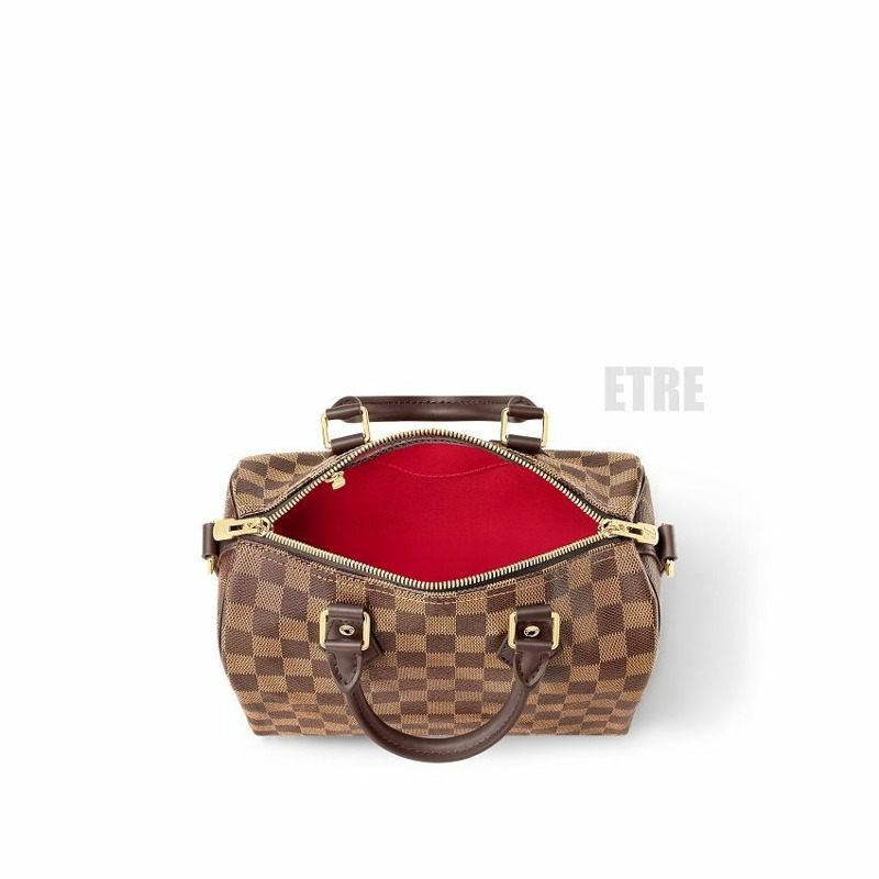 LOUIS VUITTON Speedy Bandoulière 25 Damier Ébène N40575-4
