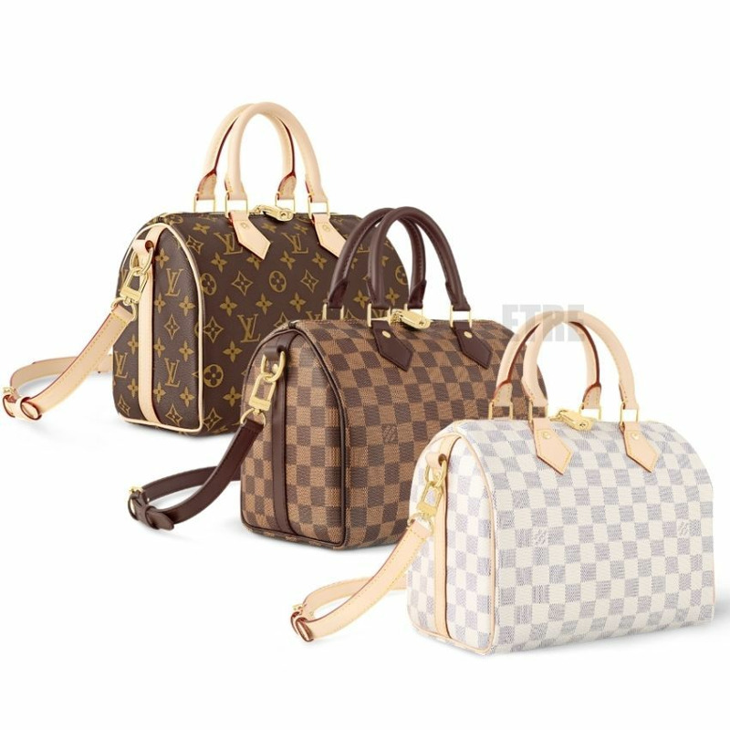 LOUIS VUITTON Speedy Bandoulière 25 Damier Azur N40608-2