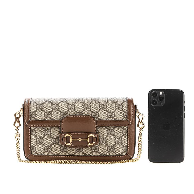 GUCCI Horsebit 1955 單肩包-19
