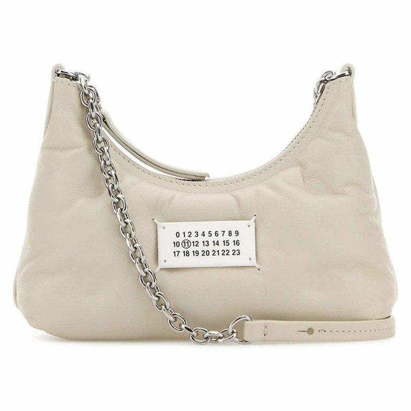 MAISON MARGIELA Glam Slam Hobo 微型單肩包 淺灰色 SB1WG0021 P4300 H9677-0