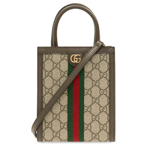 GUCCI GG Ophidia 超迷你托特斜背包 米色 25SS