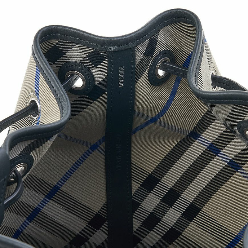 BURBERRY 抽繩水桶包 中號-9