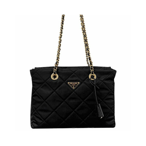 PRADA 1995 年復刻版三角標誌中型尼龍手提包