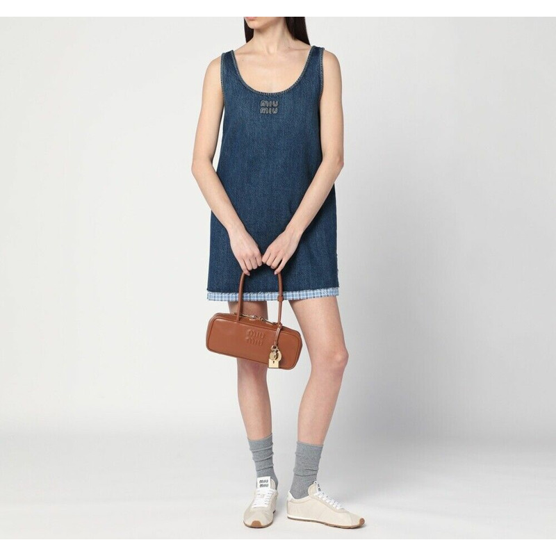 MIU MIU 小號 Beau Bag 干邑色 5BB173 2CRW F0046-6