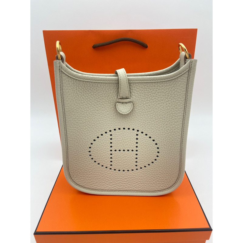 HERMES 迷你伊芙琳 16 TPM Beton 金印 H069426CCDN-4