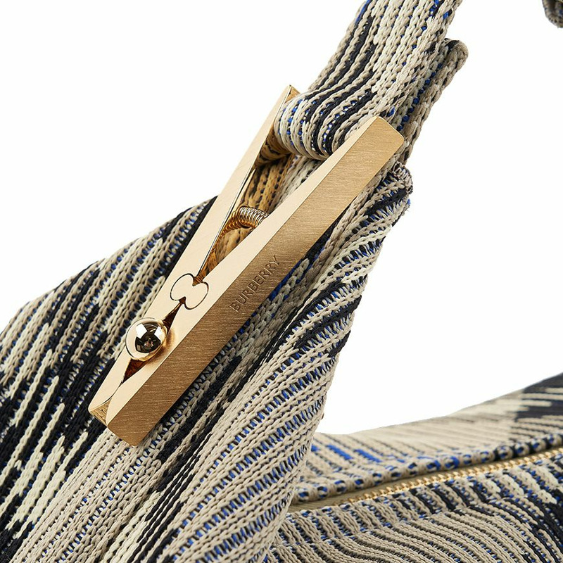 BURBERRY 中格紋手提包-7
