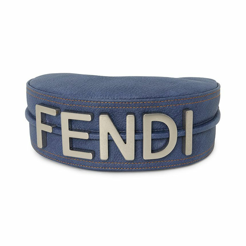 FENDI 石墨色迷你女士單肩包 8BS081 AUSZ F1KGV-4