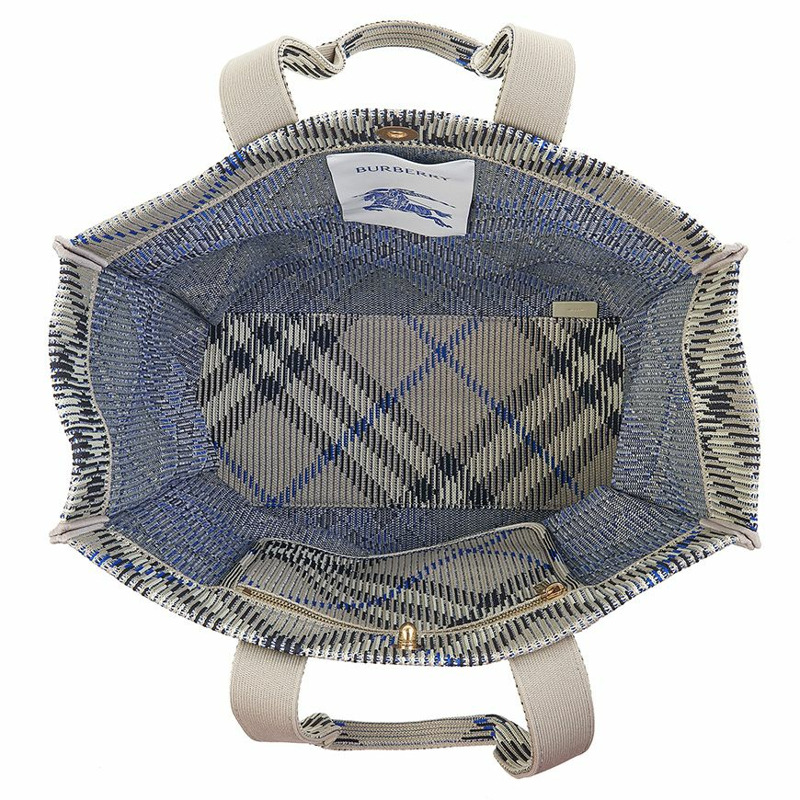 BURBERRY LL MD 針織手提包 CH4 B9629 SS25 中型格紋手提包 8090405-9