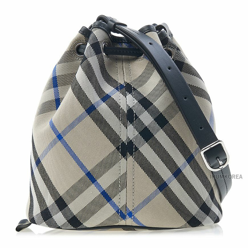 BURBERRY LL MN 抽繩水桶包 迷你格子-2