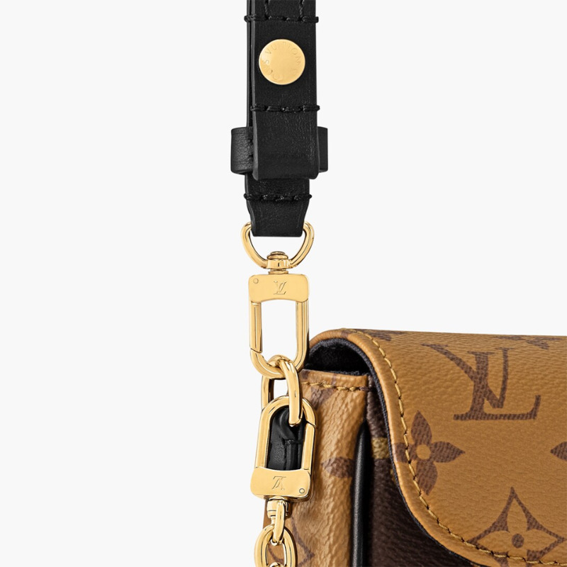 LOUIS VUITTON Monogram Reverse Canvas Wallet On Chain Ivy M26587-4