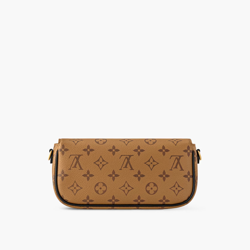 LOUIS VUITTON Monogram Reverse Canvas Wallet On Chain Ivy M26587-6