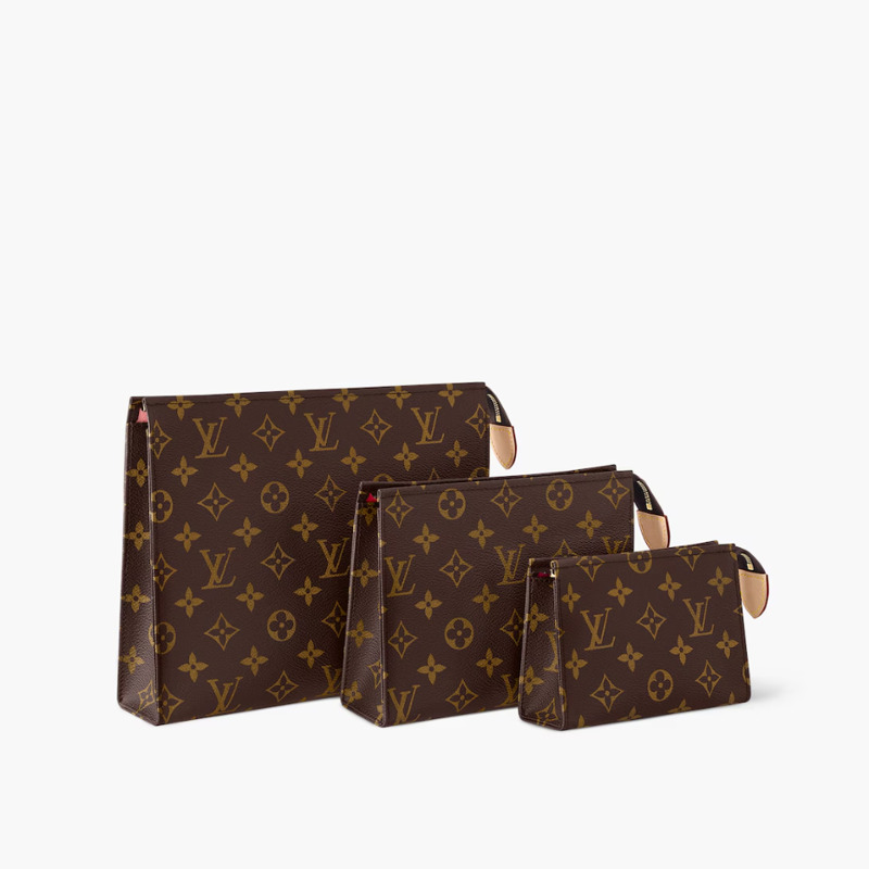 LOUIS VUITTON Monogram Trio 盥洗包-3
