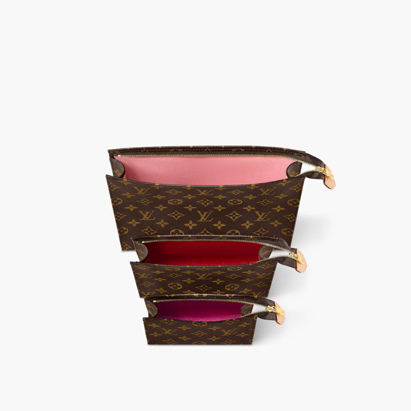 LOUIS VUITTON Monogram Trio 盥洗包-4