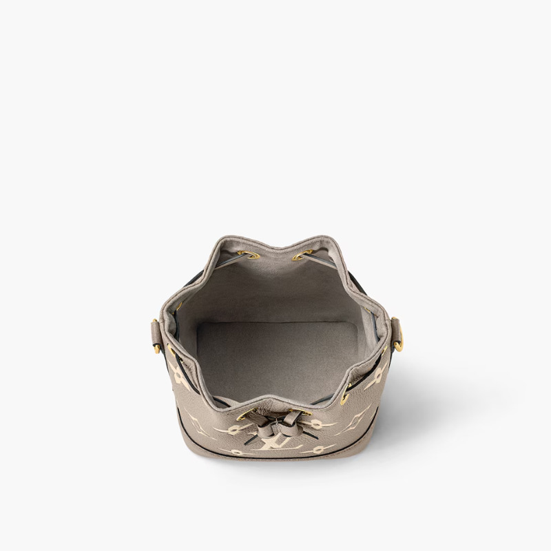 LOUIS VUITTON 女用包款 雙色 Monogram Empreinte 皮革 Nano Noe M46291-5