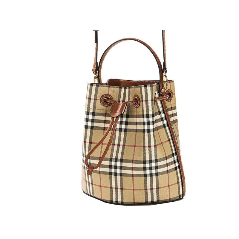 BURBERRY 25FW LL MN 抽繩水桶包 女士抽繩水桶包 8109795-5