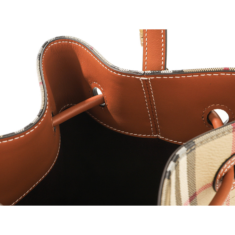 BURBERRY 25FW LL MN 抽繩水桶包 女士抽繩水桶包 8109795-14