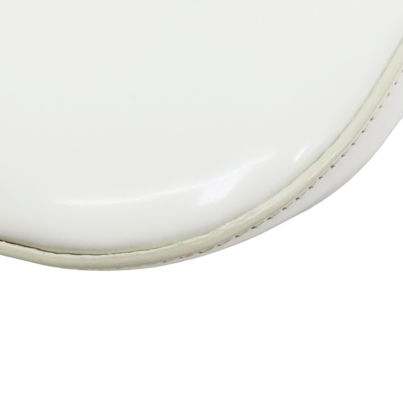 白色 亮面牛皮 兩用包【PRADA 普拉達】 1BH188-11