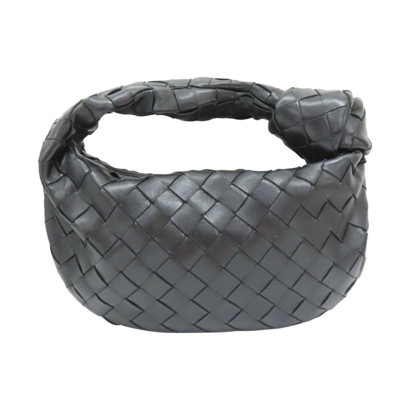 黑色 羊皮編織 Mini Jodie 手提包 【BOTTEGA VENETA 寶緹嘉】-1