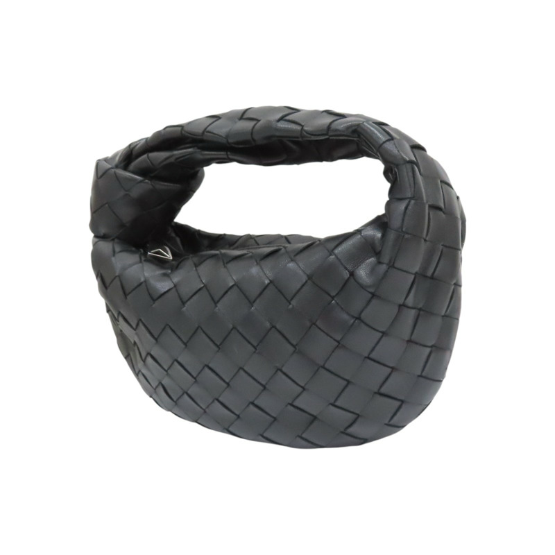 黑色 羊皮編織 Mini Jodie 手提包 【BOTTEGA VENETA 寶緹嘉】-2