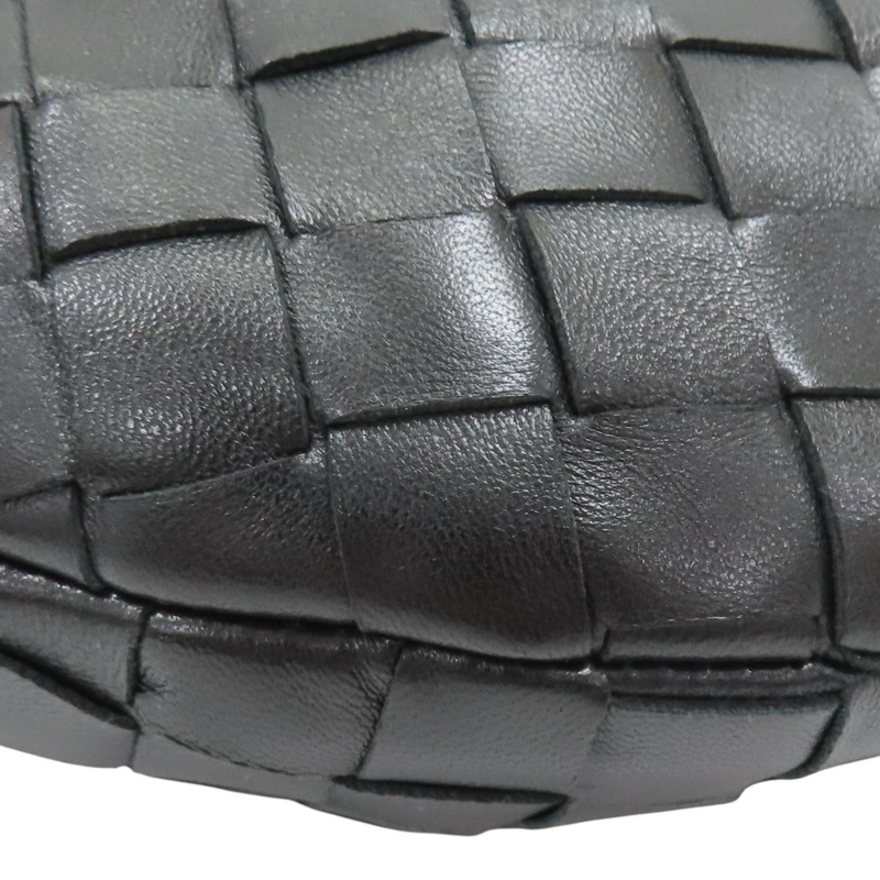 黑色 羊皮編織 Mini Jodie 手提包 【BOTTEGA VENETA 寶緹嘉】-9