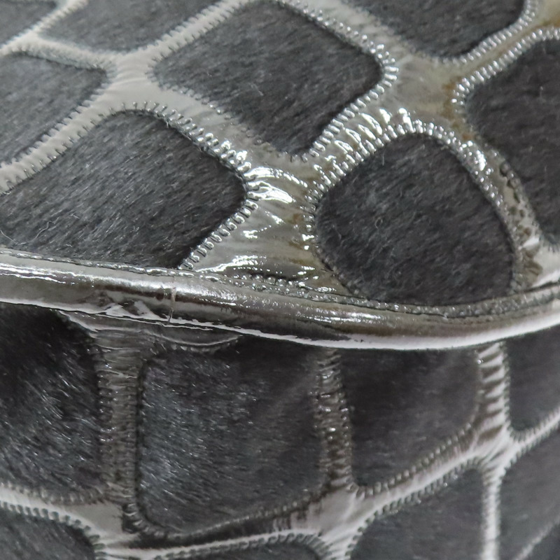 黑色 牛皮 馬毛 Sac Dior Vintage 肩背包【Dior 迪奧】-10