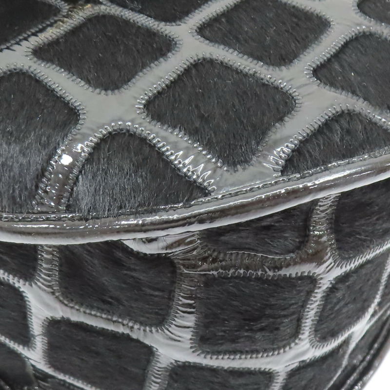 黑色 牛皮 馬毛 Sac Dior Vintage 肩背包【Dior 迪奧】-13