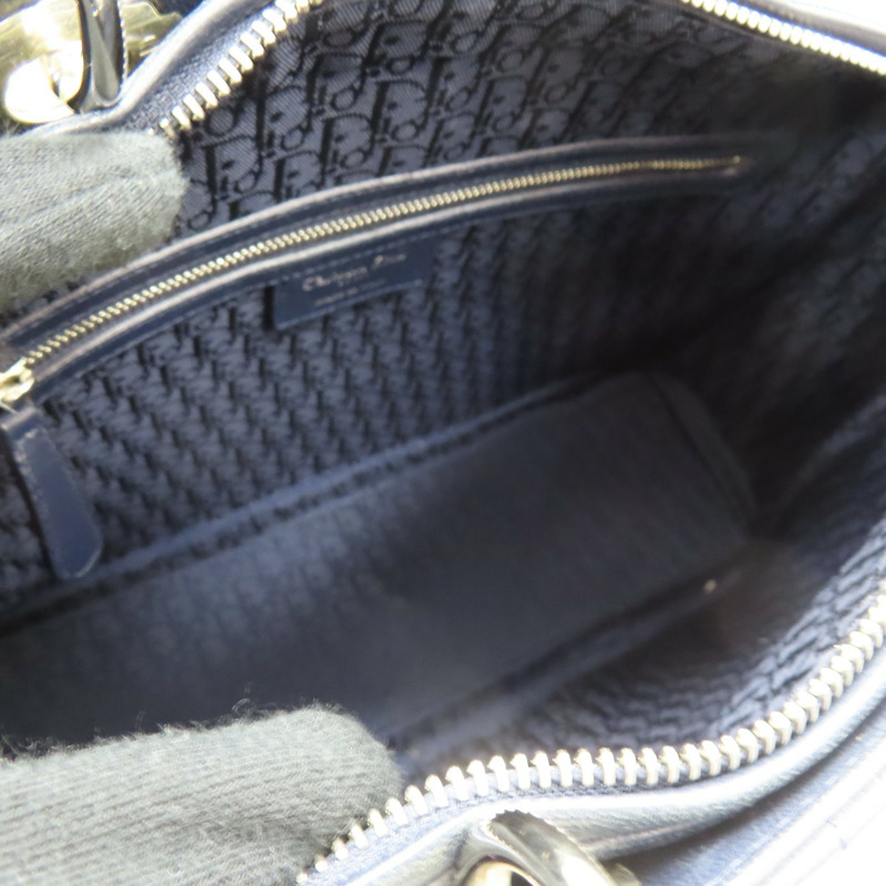 黑色 羊皮 Lady Dior 兩用包【Dior 迪奧】-4