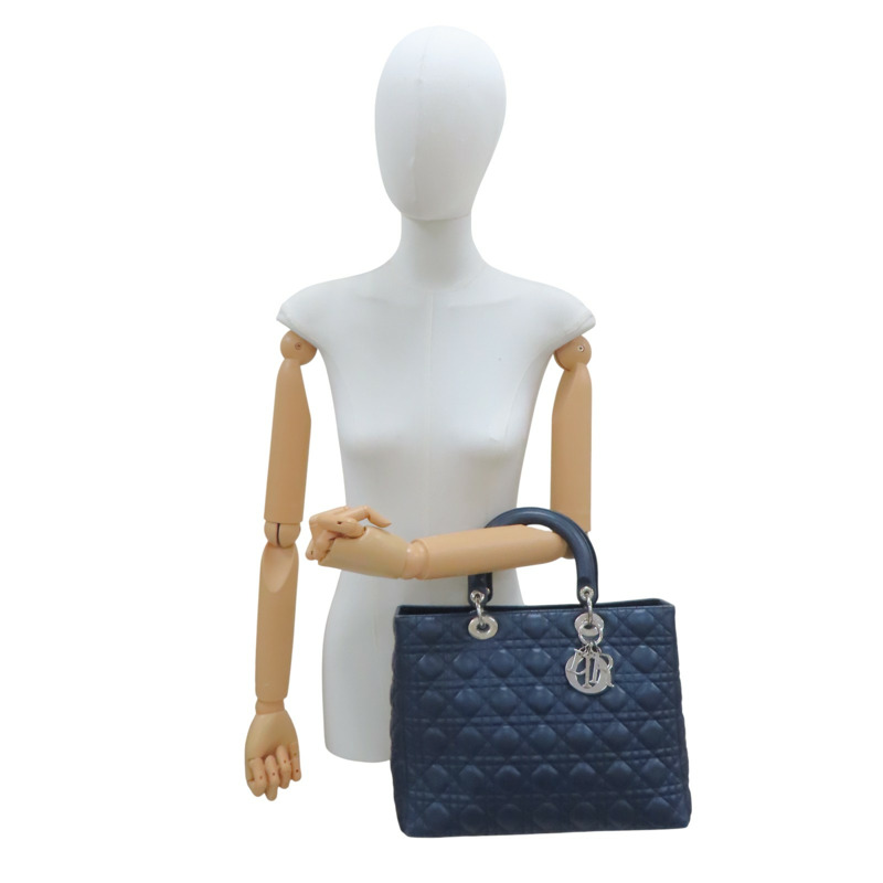 黑色 羊皮 Lady Dior 兩用包【Dior 迪奧】-9