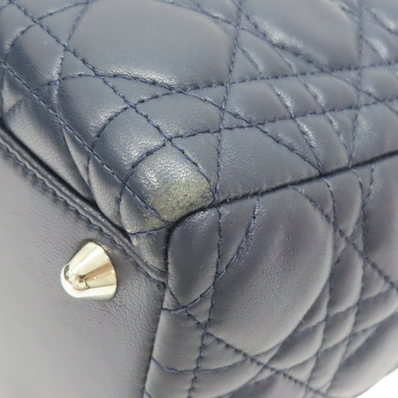 黑色 羊皮 Lady Dior 兩用包【Dior 迪奧】-12