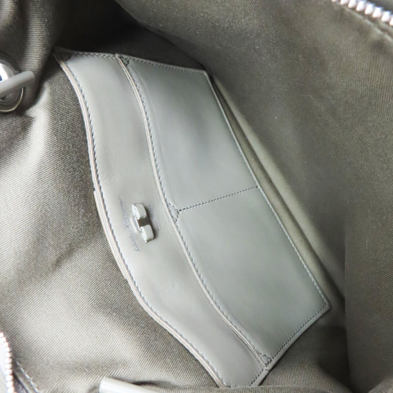 綠色 牛皮 肩背包【Salvatore Ferragamo 費拉格慕】-6