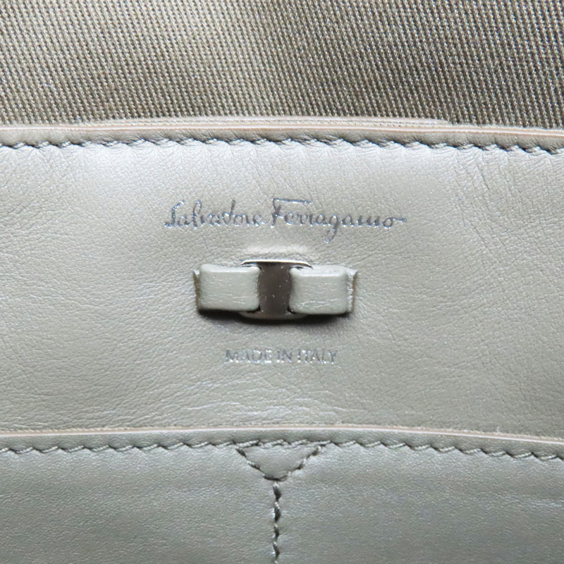 綠色 牛皮 肩背包【Salvatore Ferragamo 費拉格慕】-7