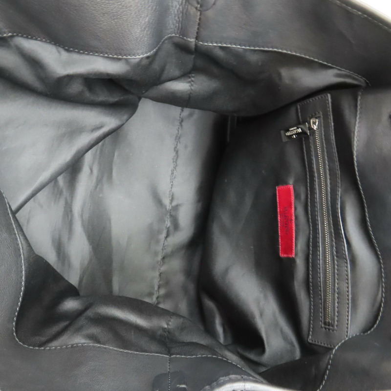 黑色 牛皮 TOTE BAG 肩背包【Valentino 范倫鐵諾】-4