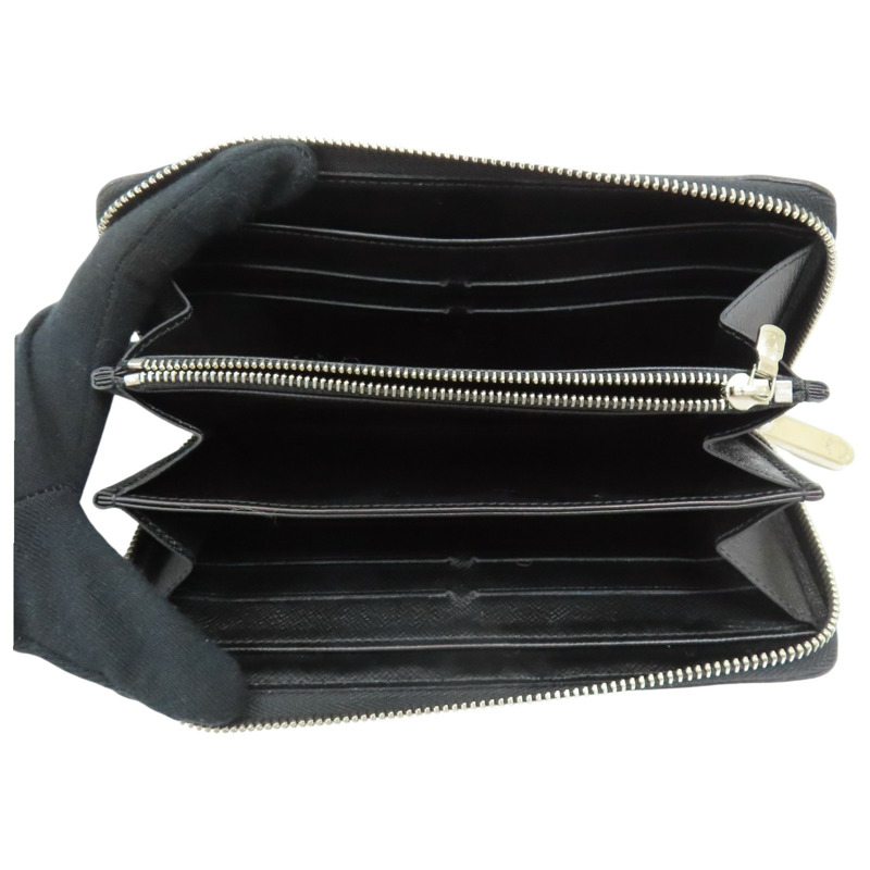 黑色 漆皮 拉鍊長夾 M6007N【LOUIS VUITTON LV 路易威登】 M6007N-4