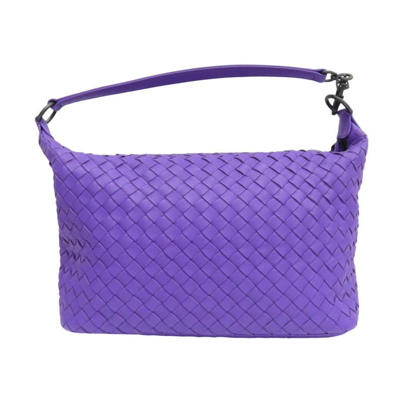 紫色 羊皮編織 肩背包【BOTTEGA VENETA BV 寶緹嘉】-1
