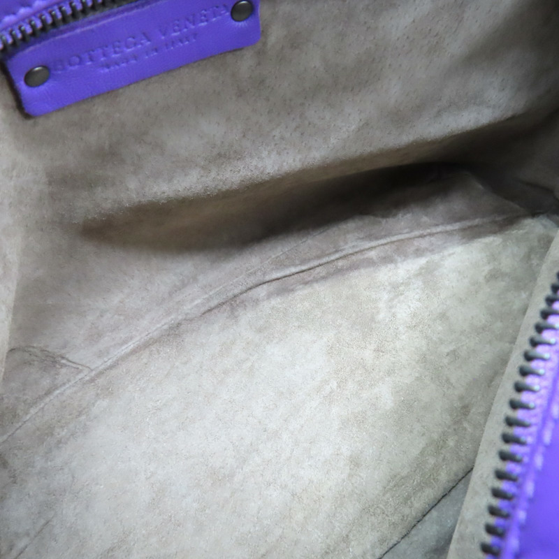 紫色 羊皮編織 肩背包【BOTTEGA VENETA BV 寶緹嘉】-4