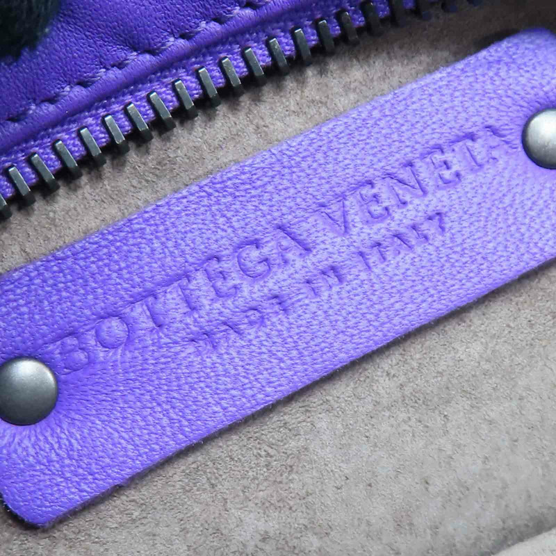 紫色 羊皮編織 肩背包【BOTTEGA VENETA BV 寶緹嘉】-5