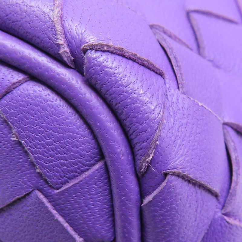 紫色 羊皮編織 肩背包【BOTTEGA VENETA BV 寶緹嘉】-9