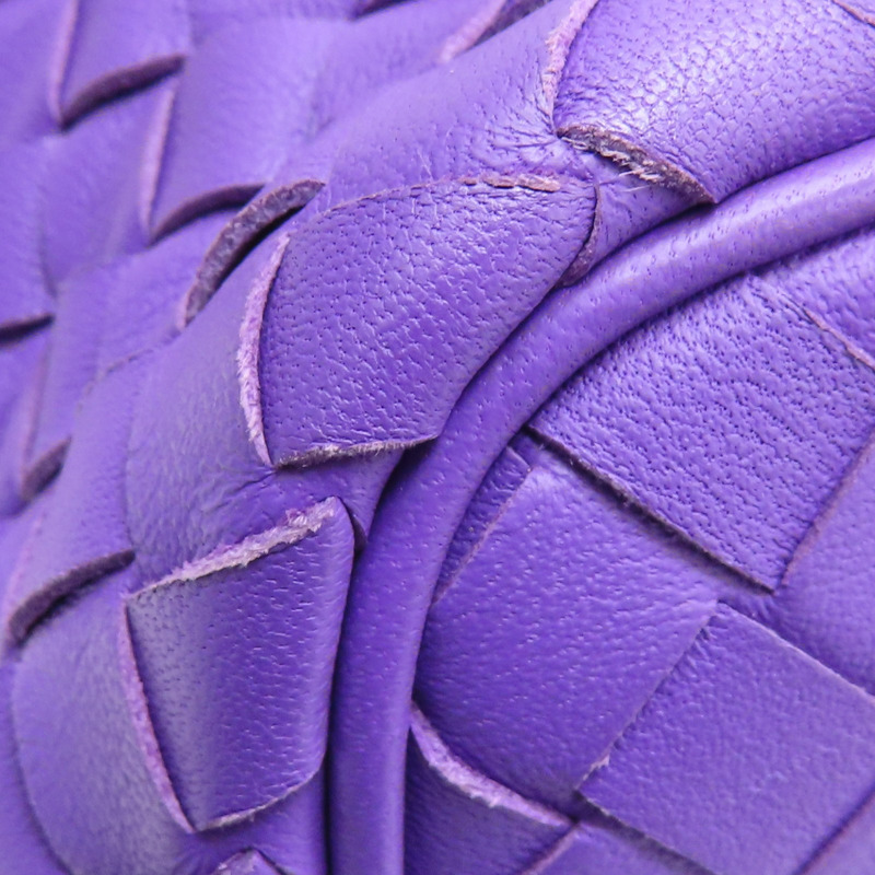 紫色 羊皮編織 肩背包【BOTTEGA VENETA BV 寶緹嘉】-10