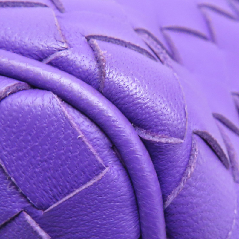 紫色 羊皮編織 肩背包【BOTTEGA VENETA BV 寶緹嘉】-11