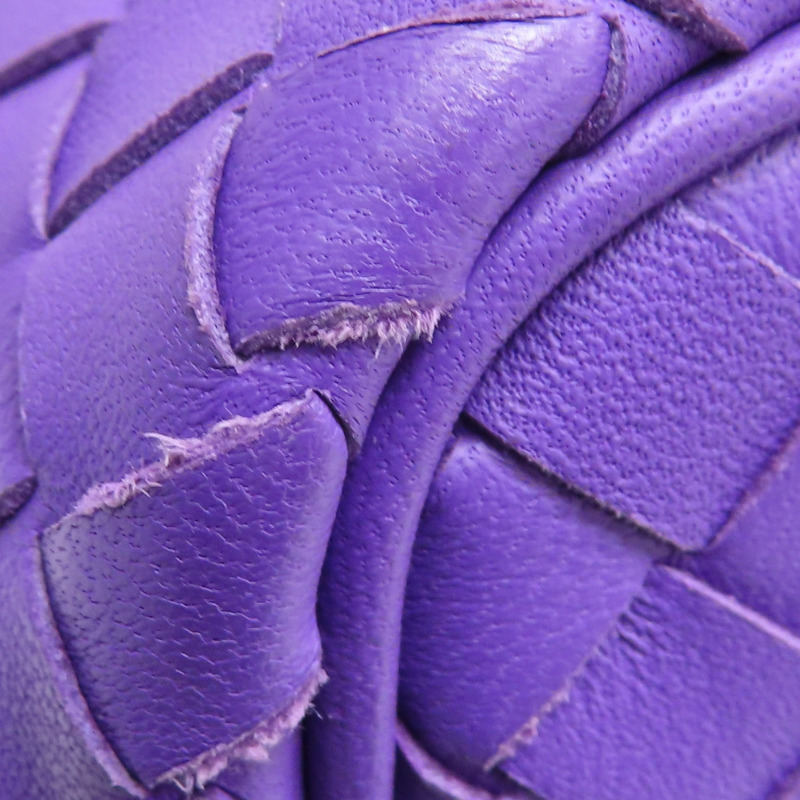 紫色 羊皮編織 肩背包【BOTTEGA VENETA BV 寶緹嘉】-12