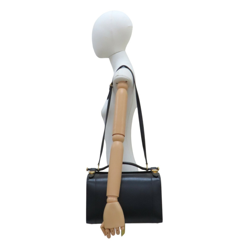 黑色 Ardennes牛皮 Cosmos Vanity 兩用包 金釦【HERMES 愛馬仕】-7