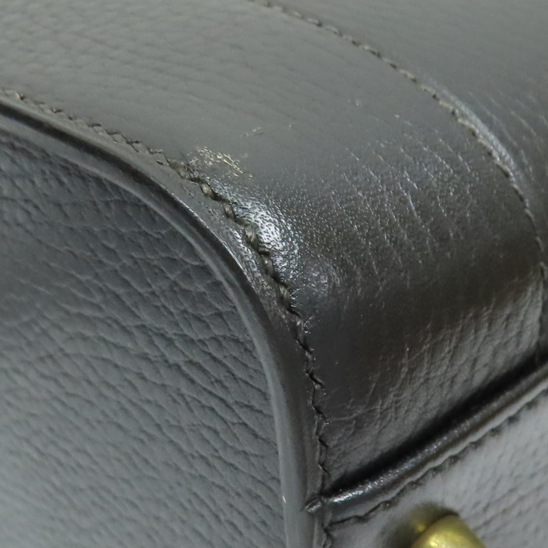 黑色 Ardennes牛皮 Cosmos Vanity 兩用包 金釦【HERMES 愛馬仕】-8