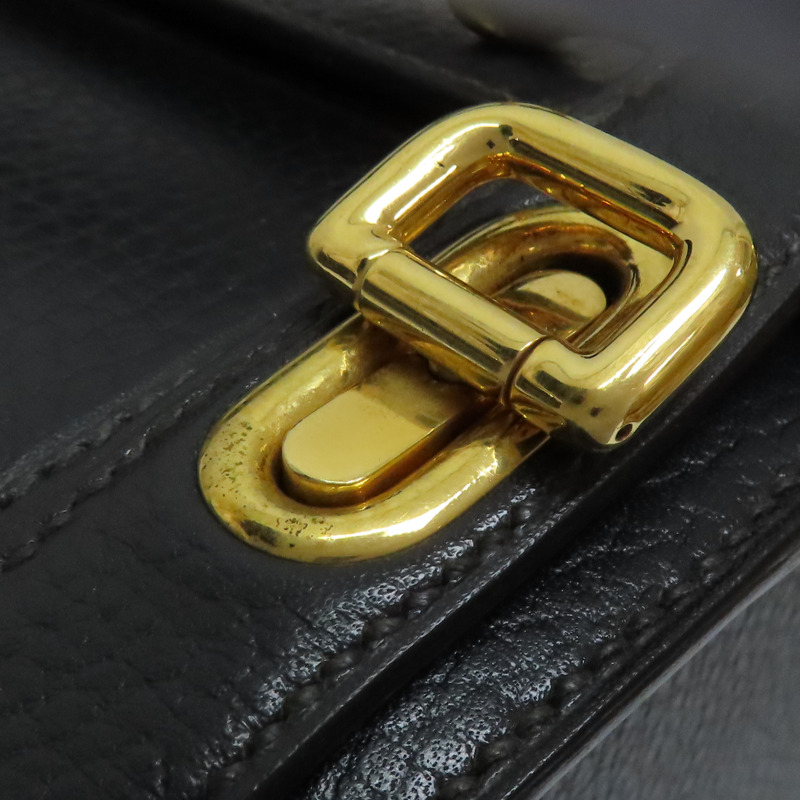 黑色 Ardennes牛皮 Cosmos Vanity 兩用包 金釦【HERMES 愛馬仕】-12