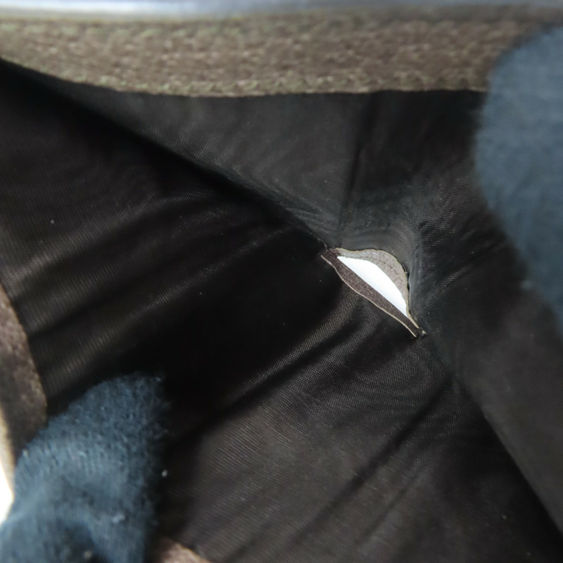 烏木色 緹花帆布 OphidiaGG 扣式短夾 523155【GUCCI 古馳】 #523155-6