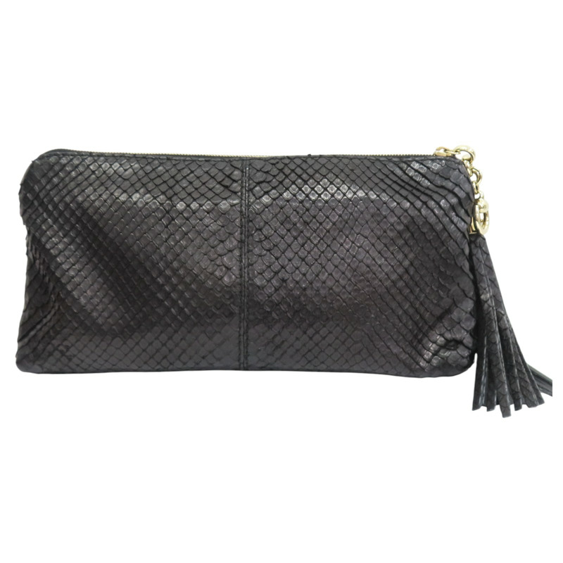 黑色蛇皮 手拿包 269944【GUCCI 古馳】 269944-1
