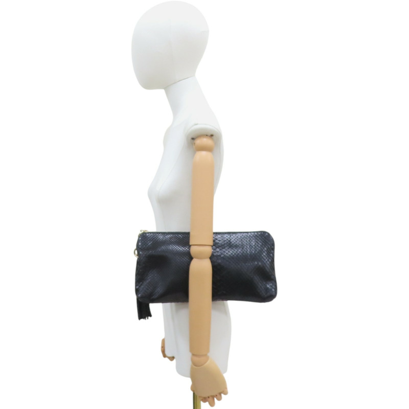 黑色蛇皮 手拿包 269944【GUCCI 古馳】 269944-8